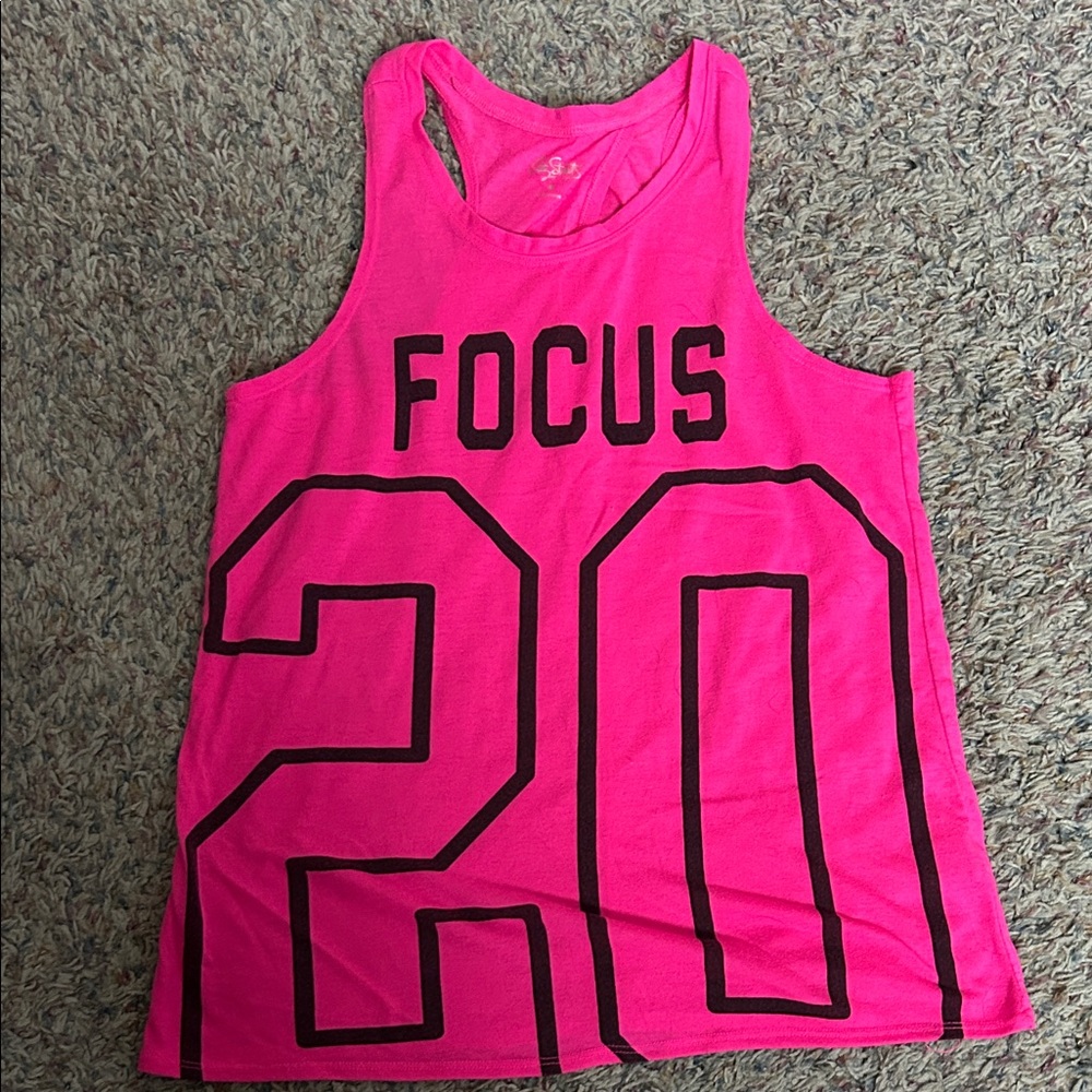 City Streets Bright Pink Focus Tank Top